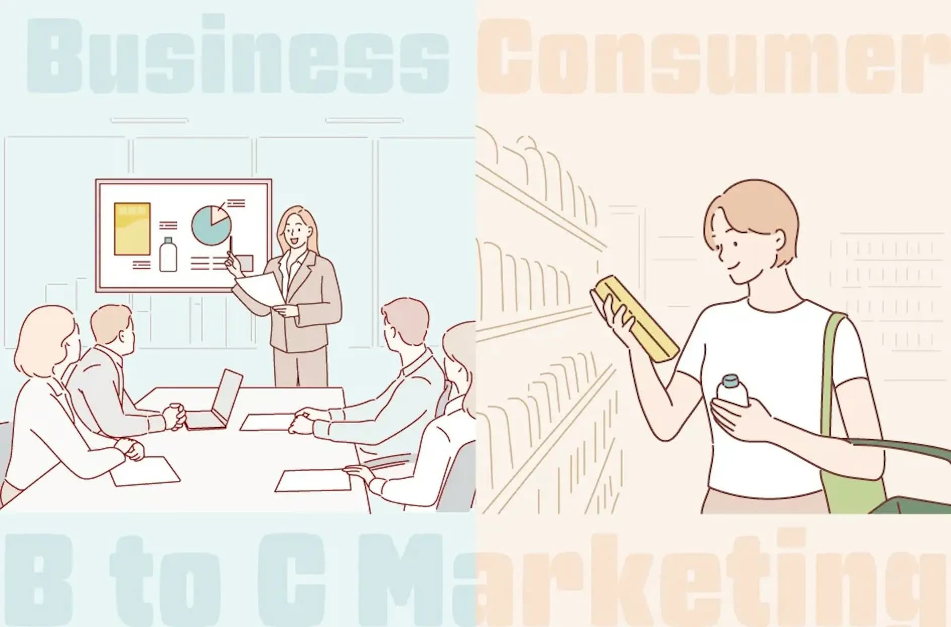 BtoCマーケティングとは?BtoBとの違いや手法・成功事例を解説