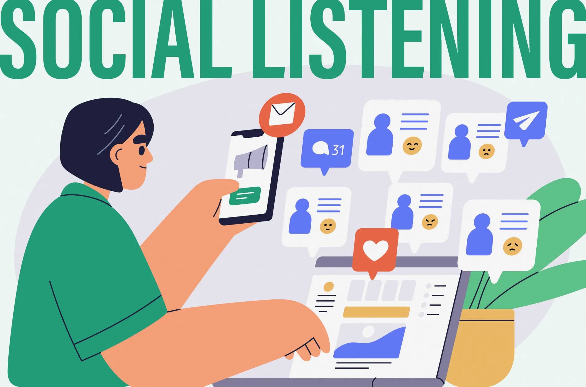 ソーシャルリスニングとは?SNS上で炎上しないためのやり方・活用事例